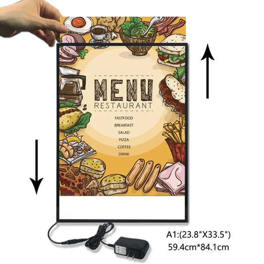 A1 (23.8 X 33.5) LED Advertising Light Box - Ultra Thin