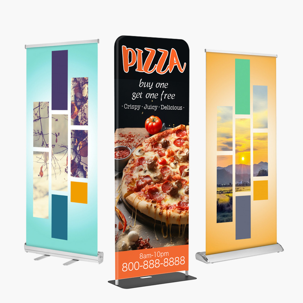 Retractable and Tension Banners Stands