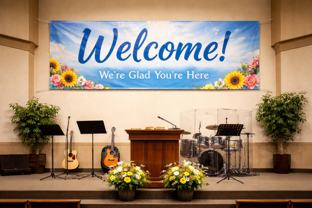 Nashville Curch Custom Banner