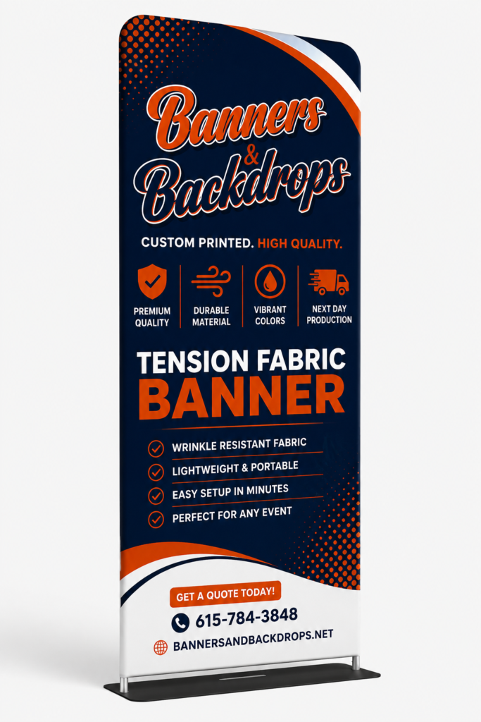 Custom Tension Fabric Stands
